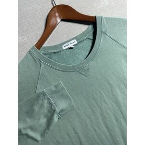 Peter Millar Crewneck Sweater Long Sleeve Mens Size XL Green Solid Stretch